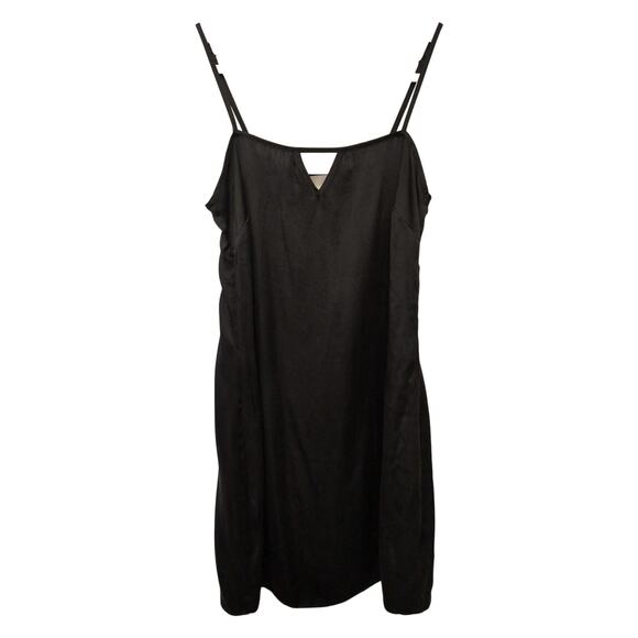Fleur du Mal Silk Mini Sleep Slip Dress Black Size XS Lingerie Femme Luxe - Picture 1 of 7